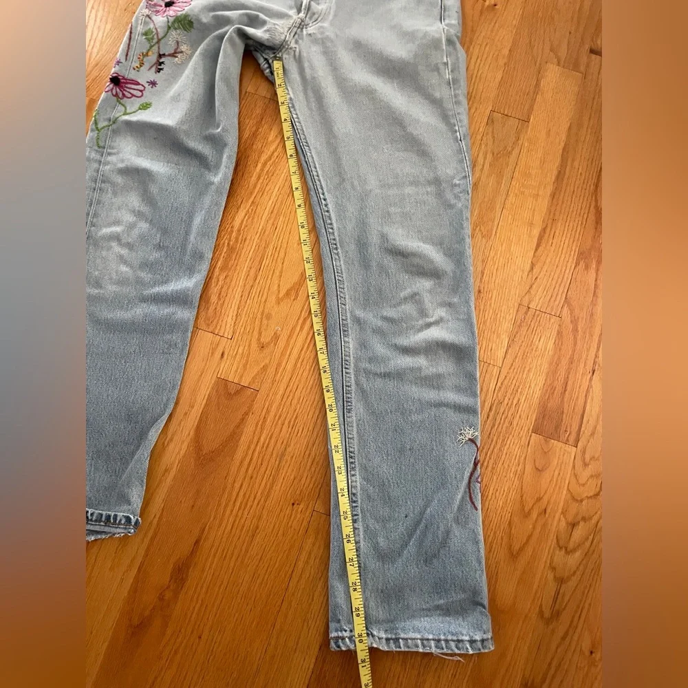 Rare Distressed custom embroidery vintage Levi 501 29x32 - Picture 7 of 13